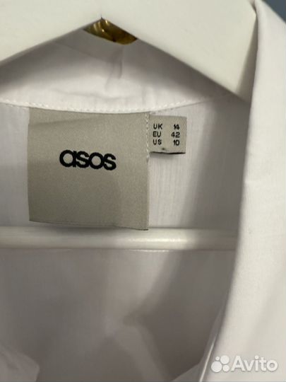 Рубашка ASOS новая белая размер L