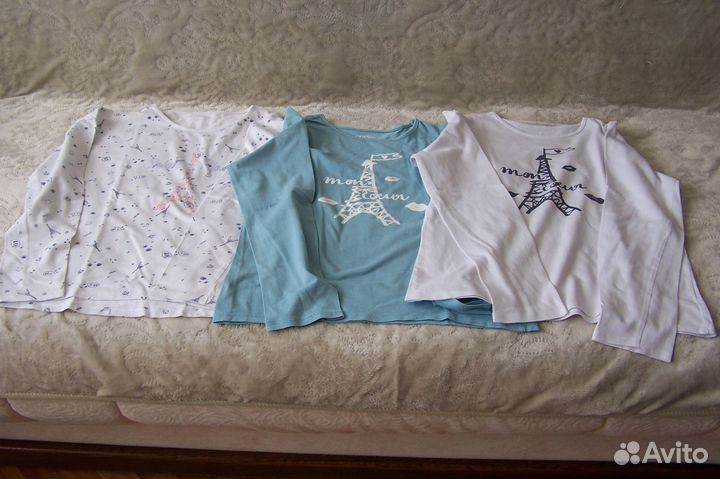 4 кофты с длинным рукавом 12 -14 лет