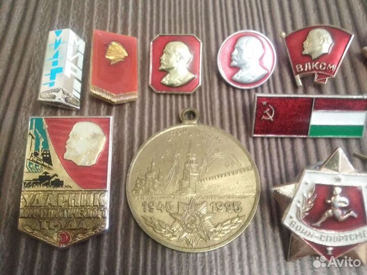 Набор значков СССР раритет