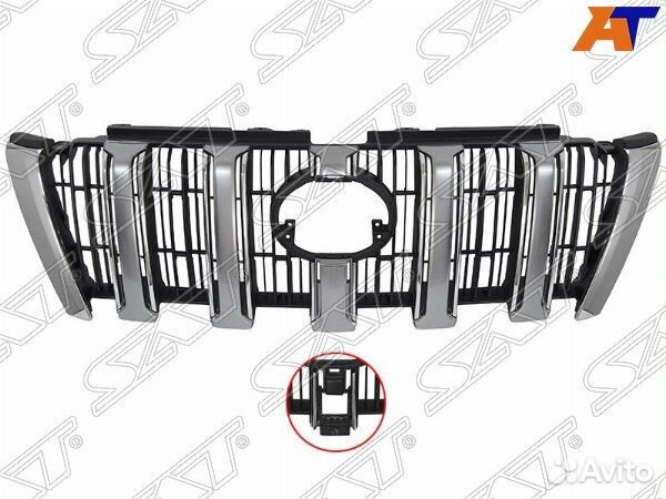 Решетка радиатора toyota land cruiser prado