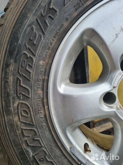 Колеса в сборе r16 toyota land cruiser 100