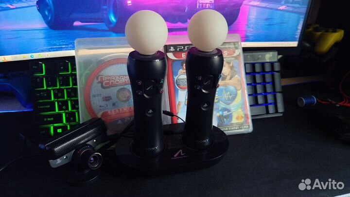 2 ps move + док станция + 2 диска + камера