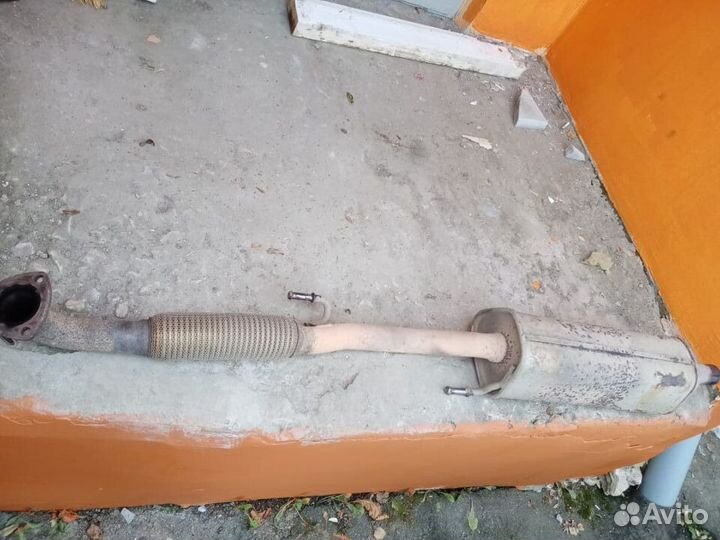 Глушитель на volkswagen polo седан