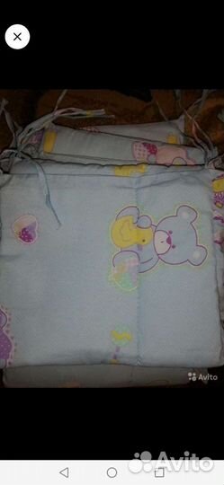 Бортики в детскую кроватку