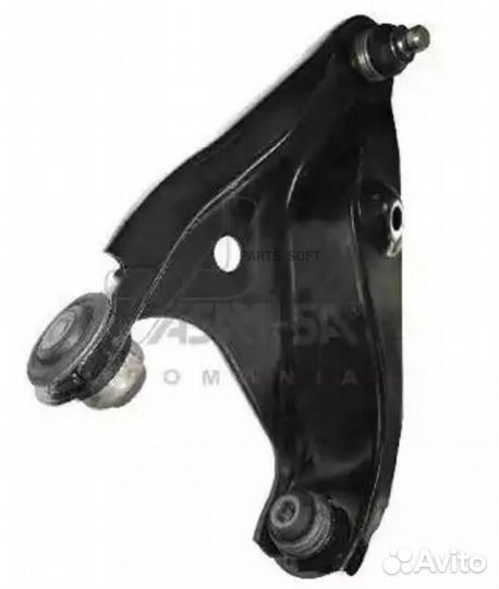 Рычаг renault sandero/logan/largus 3MM 04- усиленный перед.нижн.лев