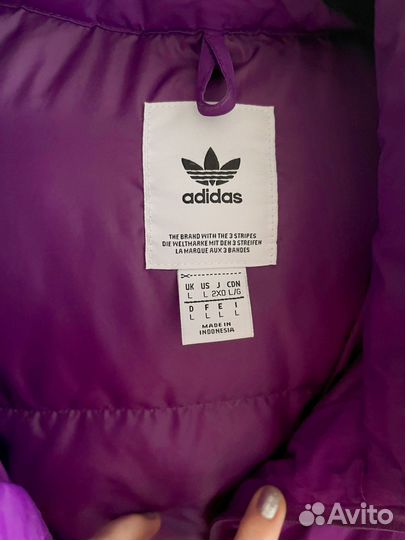 Пуховик мужской adidas оригинал