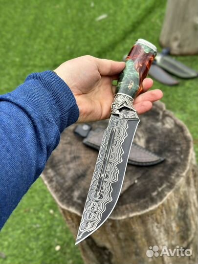 Нож из дамасской стали на подарок