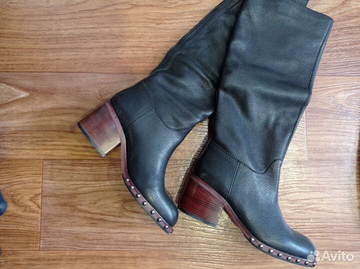 Сапоги натуральная кожа новые