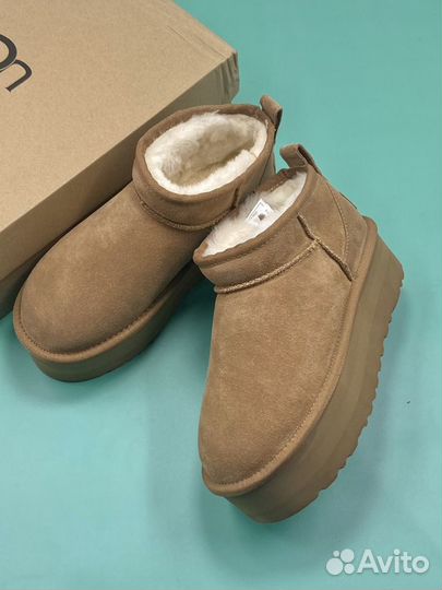 Мини ультра на платформе/Ugg Ultra Mini Chestnut