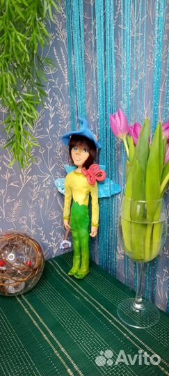 Эльф кукла из глины