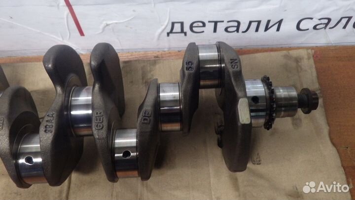 Коленчатый вал 2.0TDI BKD шкода