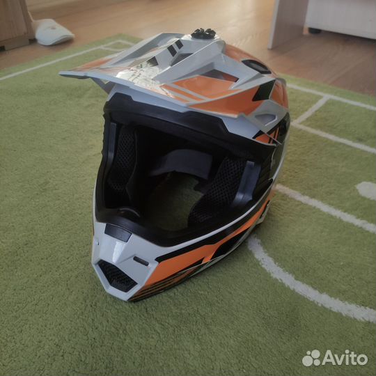 Шлем hizer мотокроссовый