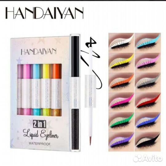 Яркая водостойкая подводка для глаз