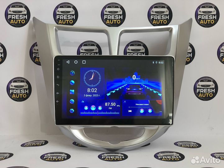 Магнитола Android Hyundai Solaris 1