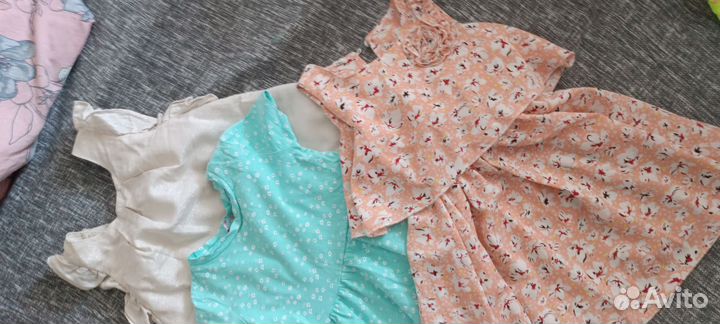 Детские вещи пакетом на девочку 98 104