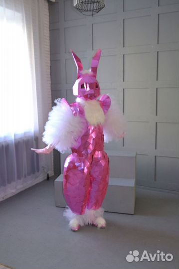 Костюм зеркального зайца - ростовая кукла