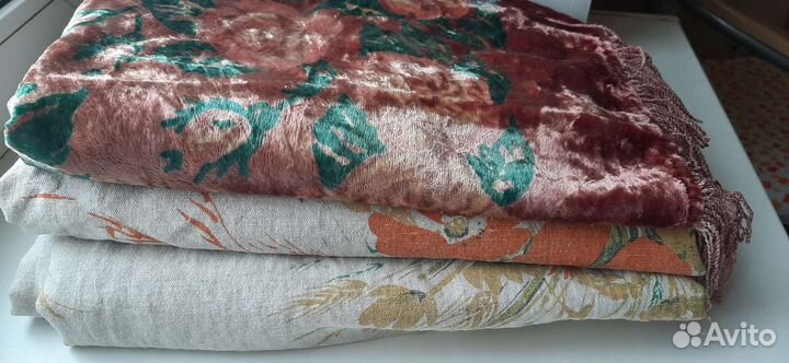 Накидка плюшевая,ссср, 50х90см