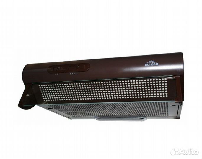 Плоская вытяжка elikor Davoline 50, коричневый