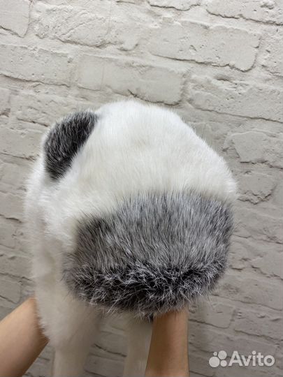 Новая Шапка из натурального меха кролика