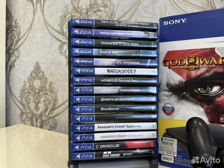 Игровая приставка PS4 Slim 500gb Как новая