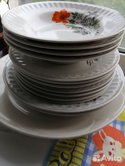 Тарелки от сервиса