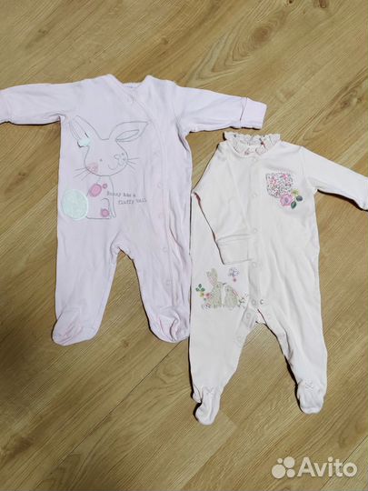 2 больших пакета вещей для девочки 6-9 мес