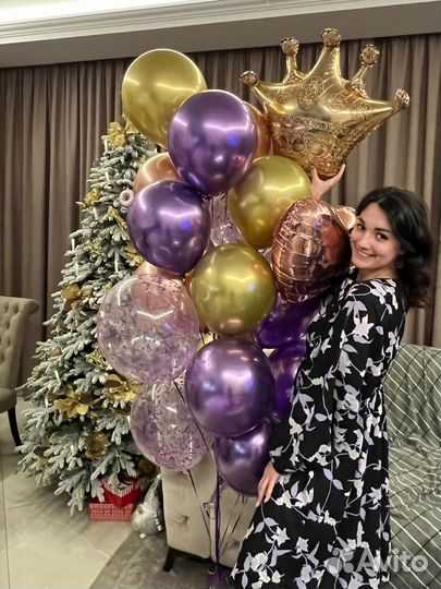 Воздушные шары для девушки