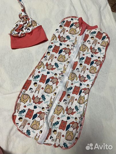 Пеленка кокон на молнии