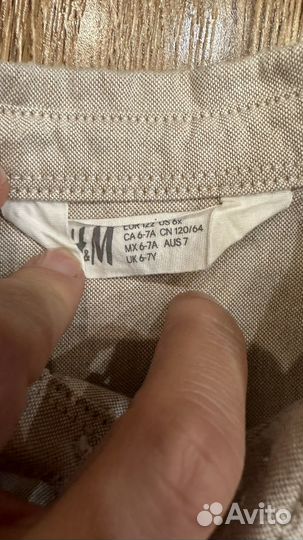 Рубашка и брюки H&M на мальчика 116-122