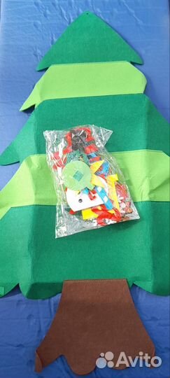 Игрушка из фетра елочка