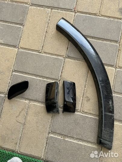 Расширители арок porsche cayenne 957 (по кускам)