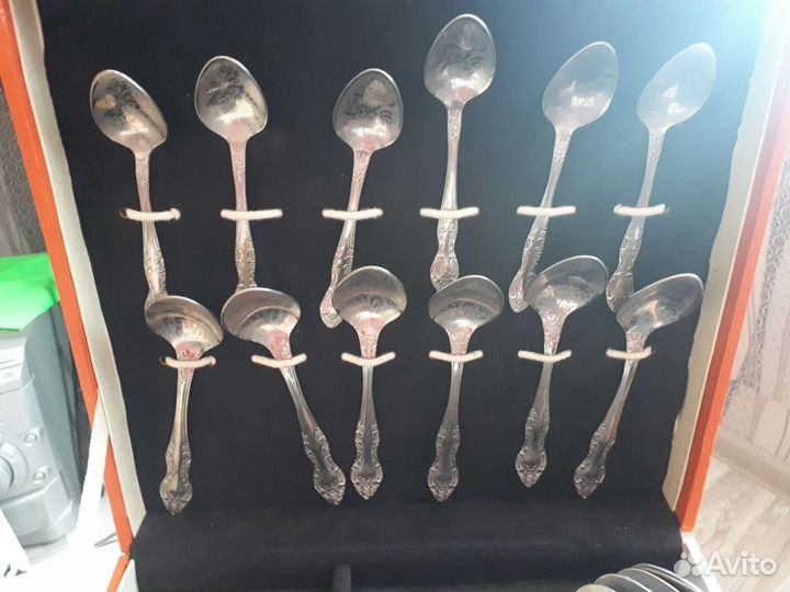 Набор столовых предметов мельхиор СССР