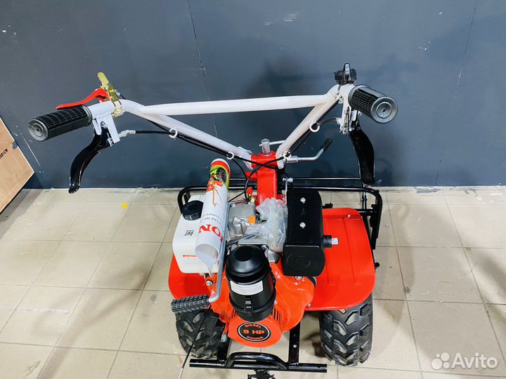 Мотоблок дизельный 9лс + косилка роторная