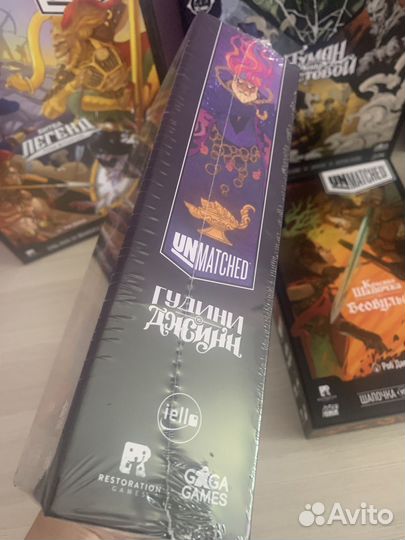 Unmatched 6 частей настольная игра файтинг