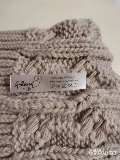 Шапка для девочки, 54-56, новая, цвет светло-беж