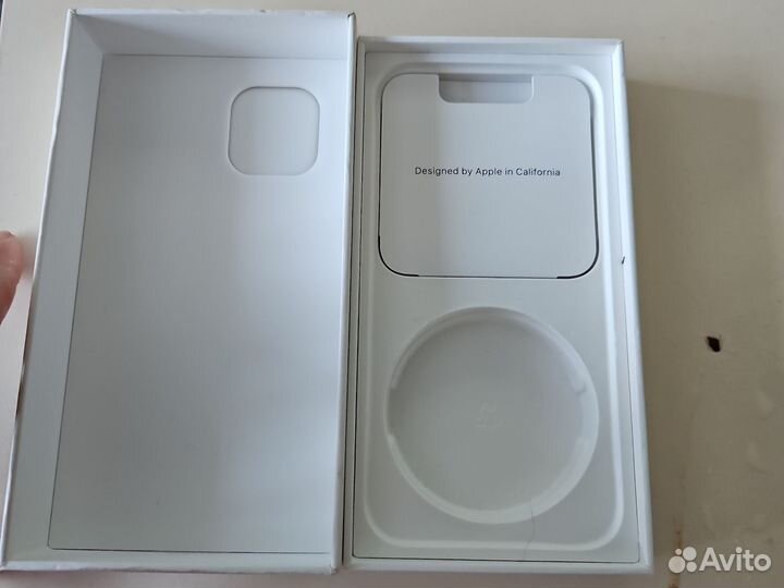 Коробка от iPhone 12 blue