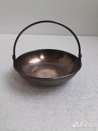 Ваза конфетница мельхиоровая мюз СССР