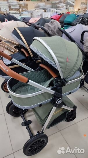 Коляска трансформер 2 в 1 Luxmom V9 Lux 2022 года