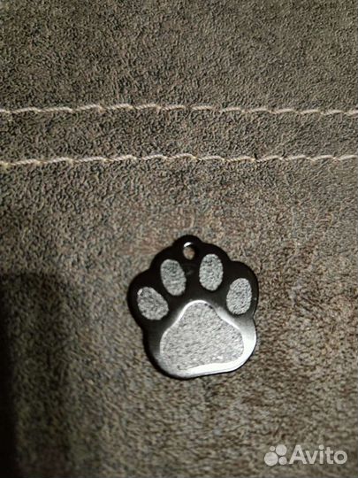 Адресник с гравировкой