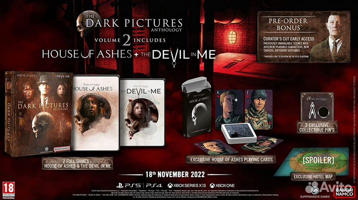 PS4 The Dark Pictures Anthology Vol.2 Новый