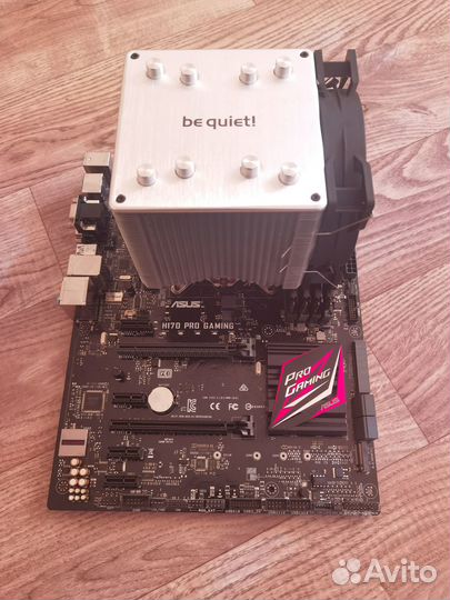 Материнская плата asus H170 PRO gaming + i5 6600k