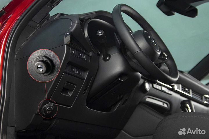 Бесштыревой замок рв для haval M6, 2021, Fortus