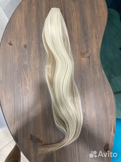 Волосы на заколках