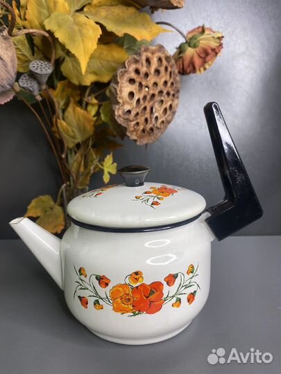 Заварочный чайник эмалированный