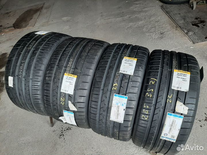 Dunlop SP Sport Maxx 050+ 285/35 R21 и 325/30 R21 108Y