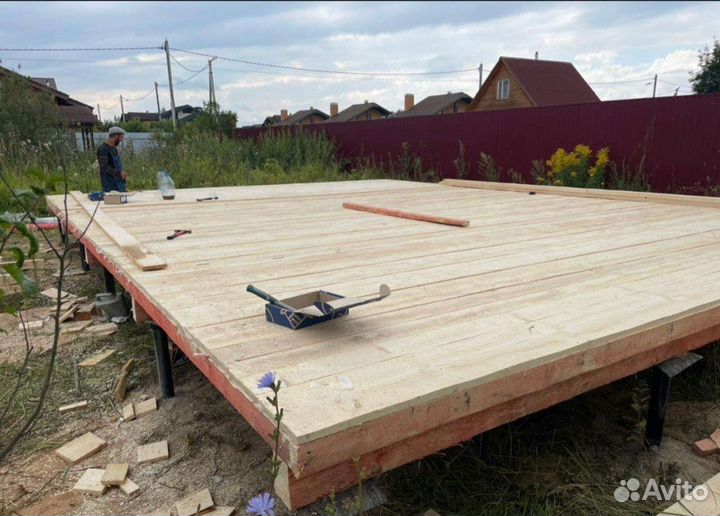 Модульный дом каркасный 8х6м летний вариант