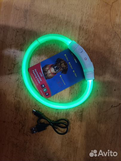 Светящийся ошейник для собак