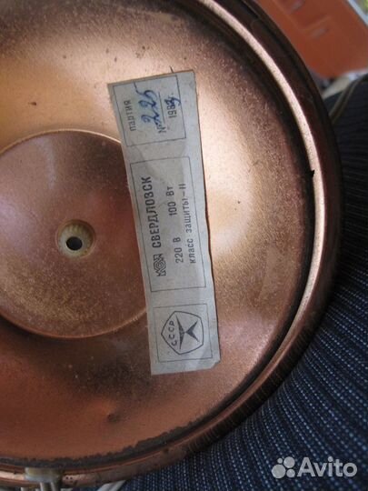 Лампы СССР настольная