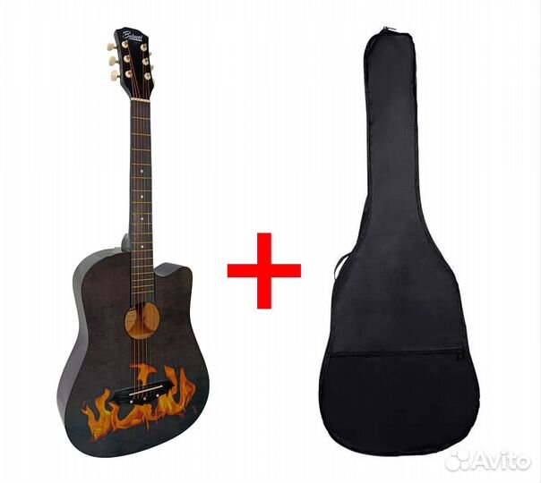Гитара с чехлом