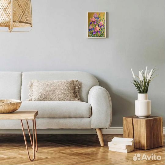 Картина маслом цветы